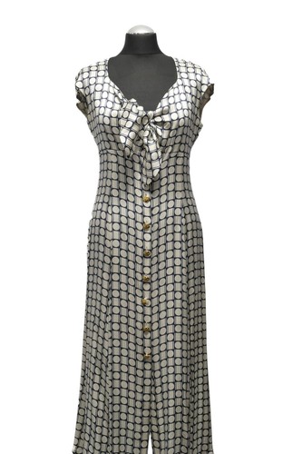 Escada maxikleid kleid blau - maxikleid,