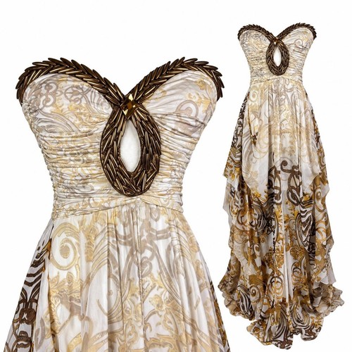Trägerloses maxikleid vintage - trägerloses,