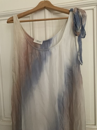 Maxikleid 44 seide - gr, 42
