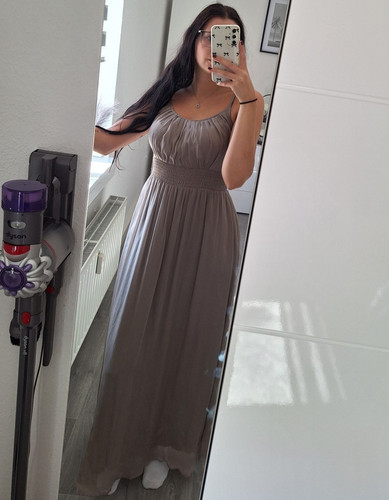 Hallhuber maxikleid aus seide - aus,