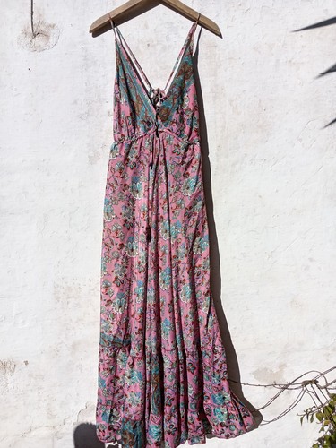 Maxikleid ind seide one - ind.seide, size