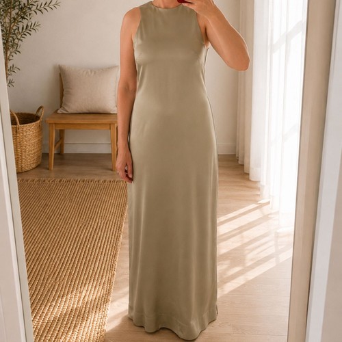 Premium silk maxikleid - premium,