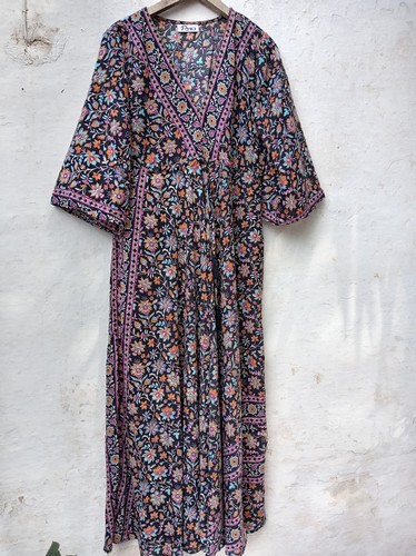Maxikleid ind seide one size - maxikleid, ind.seide