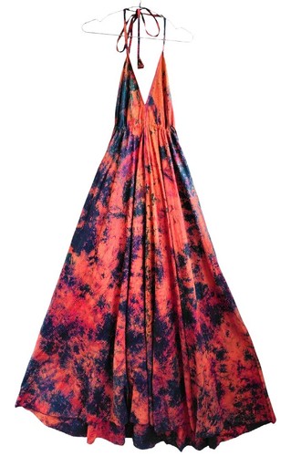Oozing tie dye sari seide - oozing,