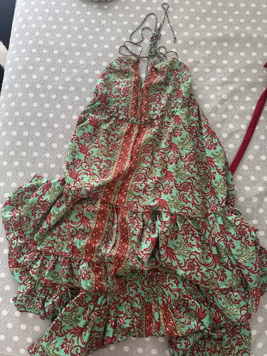 Maxikleid seidenmischung - maxikleid,