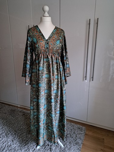 Damen maxikleid langarm - damen, 100%