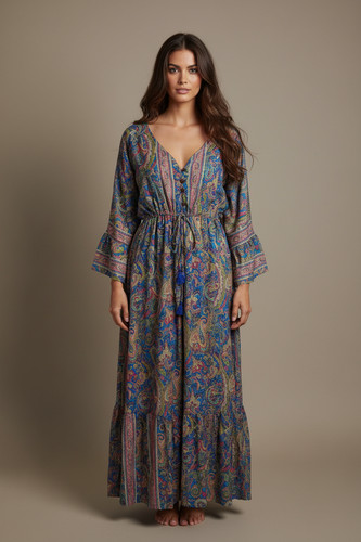 Boho maxi kleid paisley - boho,