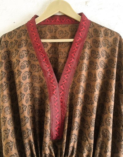 Langes maxikleid kaftan aus - maxikleid,