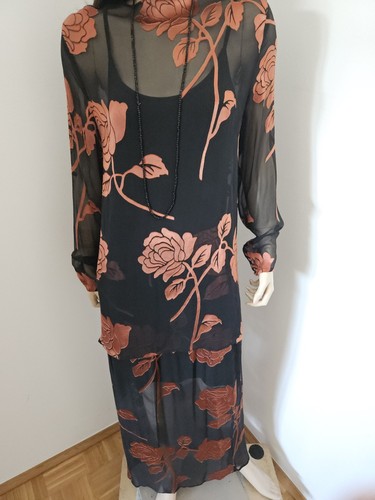 Maxikleid teilig seide - 3.,
